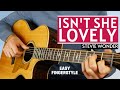 Isn't She Lovely (Stevie Wonder) - Beginner Level Fingerstyle Guitar Lesson