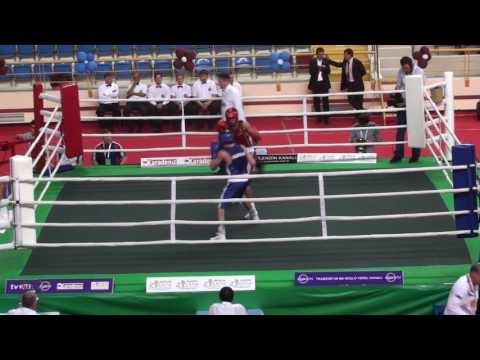 sam maxwell ENG v albert selimov RUS 60kg european olympic qualfier 2012 ZUOGS