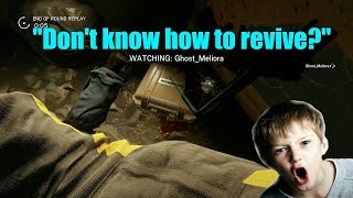 "DO YOU KNOW HOW TO REVIVE?" - Rainbow Six Siege