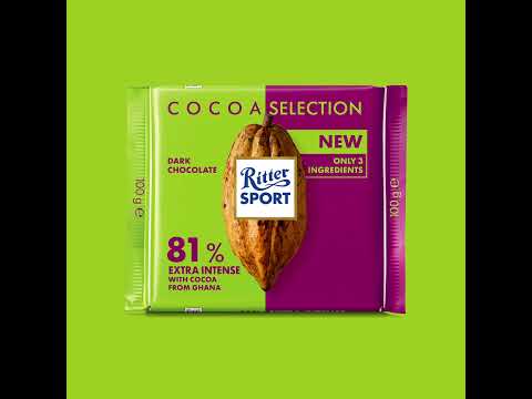 Chocolate Amargo Ritter Sport Cocoa Selection 81% Cacao