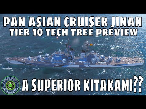 Jinan Pan Asian Light Cruisers World of Warships Wows CL Preview Guide