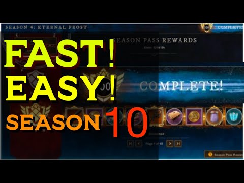 How to Level Season 10 Season Pass FAST/EASY New World Aeternum