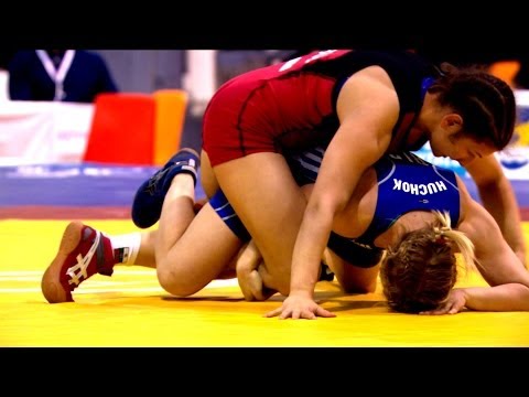 58Kg Bronze 1 - Women Wrestling -  European Championships 2014