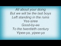 Adam Ant - P. O. E. Lyrics