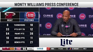 Pistons LIVE 3.15.24: Monty Williams