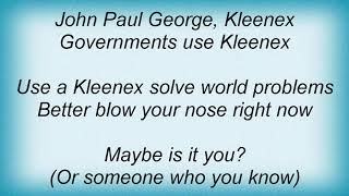 Generation X - Kleenex Lyrics