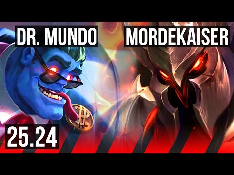 DR. MUNDO vs MORDEKAISER (TOP) | EUW Master | 25.24