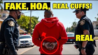 HOA Sends Fake Cops to Arrest Me… But I’m the Real Chief of Police! 😳🚔
