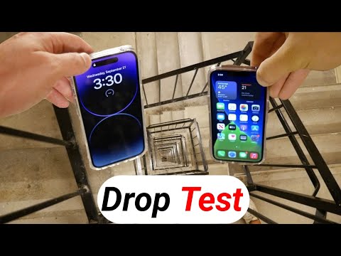 iPhone 14 Pro vs iPhone 13 Spiral Staircase Drop Test - Will it Survive?