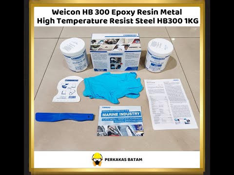 Металлополимер WEICON HB 300 со стальным наполнением видео