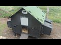 chicken guard automatic door on a solway chicken coop