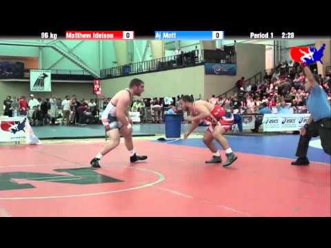 Matthew Idelson vs. Aj Mott at 2013 ASICS University Nationals - FS