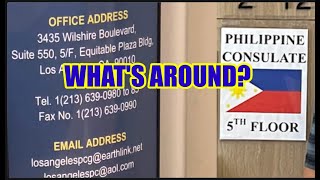 OUR WAY TO PHILIPPINE CONSULATE IN LOS ANGELES