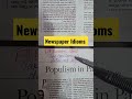 Fill Someone S Shoe Newspaper Vocabulary CSS PMS Lectures Cssvocabulary Howtolearnvocabulary