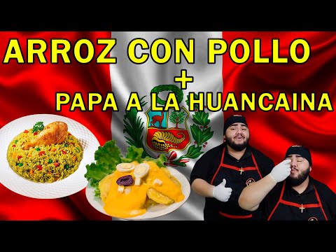 ARROZ CON POLLO + SU PAPA A LA HUANCAÍNA 👨🍳❤