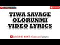 Tiwa Savage - Olorun mi lyrics