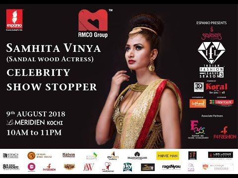 Samhita Vinya | Super Model | Fashion Show | Showstopper Forever Naveen Kumar Indian Fashion League
