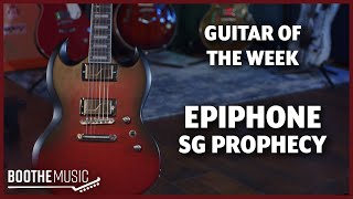 Video thumbnail for Epiphone SG Prophecy - Guitar Spotlight by Boothe Music