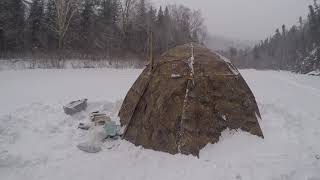 Зимние палатки с печкой уп-5