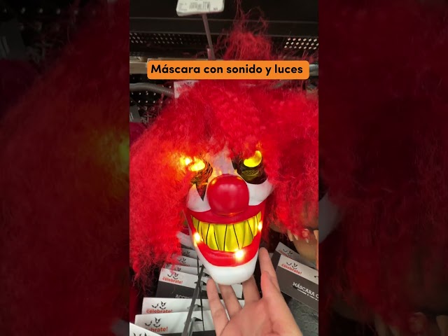Vídeo relacionado con TK Gruppe Timo Klingler Máscara de terror LED azul - como de Purge con 3 efectos de luz, controlable, para Halloween como disfraz para hombres y mujeres (Payaso de terror)