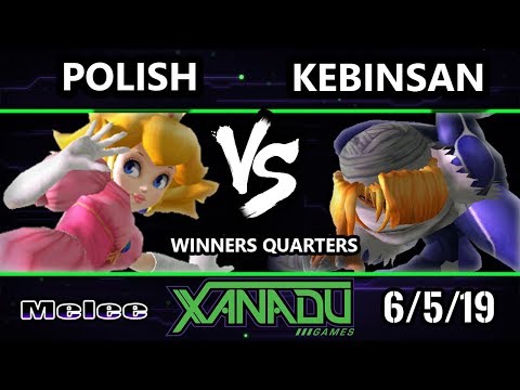 S@X 305 SSBM - Polish (Peach) Vs. kebinsan (Sheik, Marth) - Smash Melee Winners Quarters