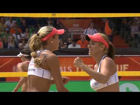 Zumkehr / Heidrich vs Forrer / Vergé-Dépré Den Haag Beach Volleyball 2015