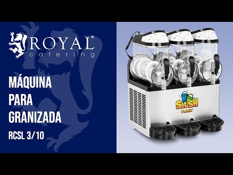 video - Slush Machine - 3 x 12 litres - LED