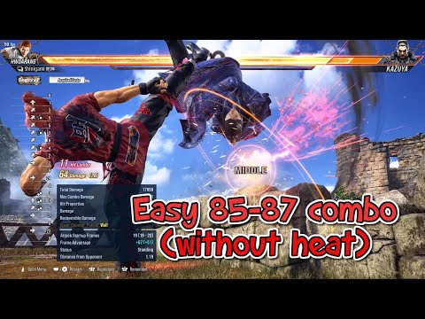 Tekken 8 : Hwoarang Easy combo high damage!