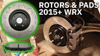 How To Change The Brake Pads & Rotors On A 2015+ Subaru WRX