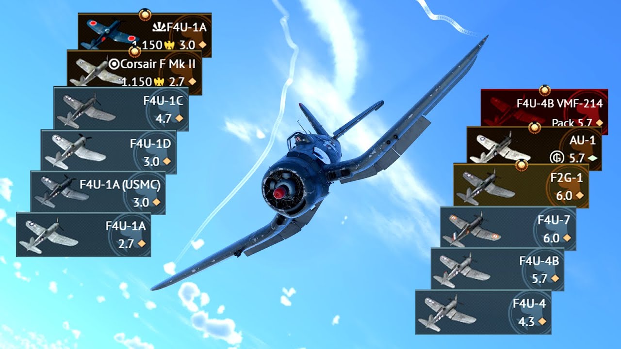 New Buffed Corsair Flight Model? | F4U Variants Compared