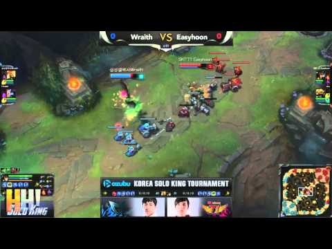 Wraith vs Easyhoon - Game 1 - "The Solo King" Korean 1vs1 Tournament