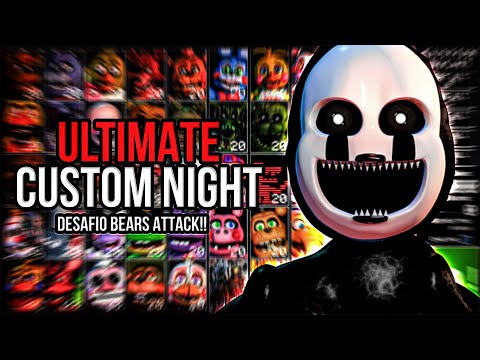 LET THE UCN BEGIN!! | Bears Attack Challenge!! | Ultimate Custom Night #1
