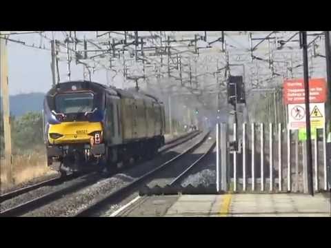 DRS 68021 & 68005 Passing Cheddington TWICE On Test Train 14/09/2016