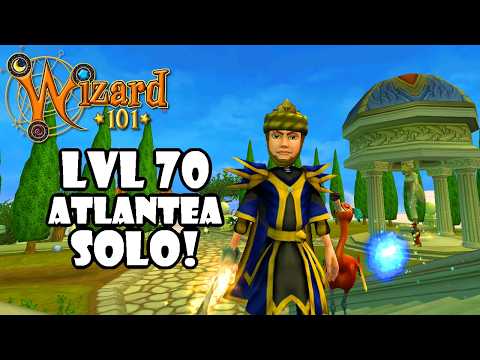 Wizard101: THE LEVEL 70 MYTH ATLANTEA SOLO!!!