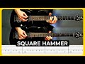 Square Hammer - Ghost | Guitar Cover with Tabs | Guitar Lesson | All Guitar Parts | Solos