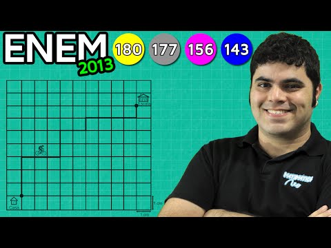 ENEM 2013 Mathematics #8 - Scale and Conversion of Length Measurement Units