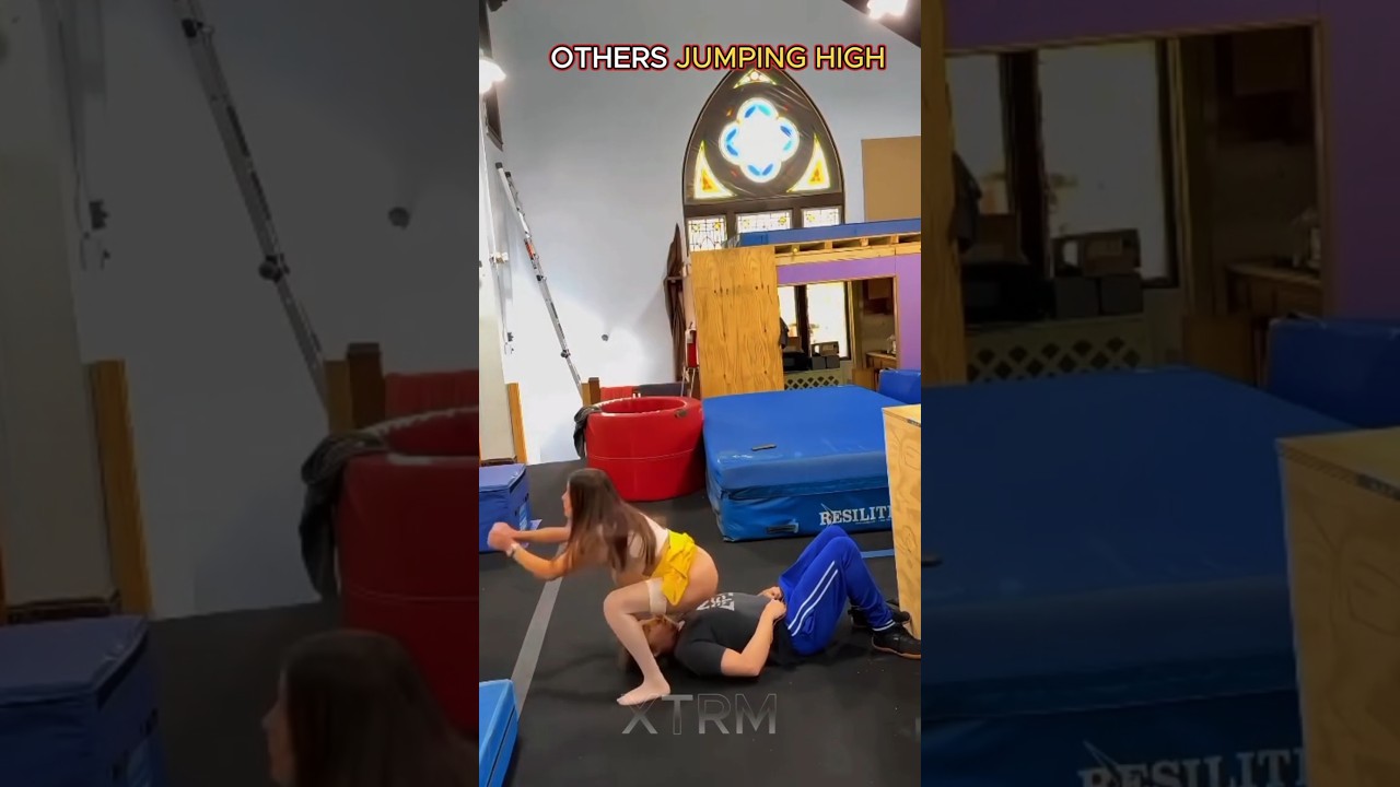 Normal Jumping Skills vs The King of Jumping 🔥#shorts #skills #trollface