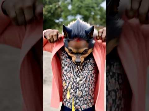 Holika turns into wolf 🐺 😱🫣❤️🤣 #holikafun #funny #shortvideo #trendingshorts #viral #funnyshorts