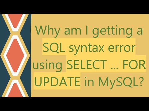 Sql Sql Syntax Error In My Select Statement