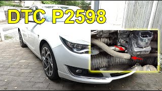 DTC P2598 - Turbocharger Vane Position Performance - Low Position