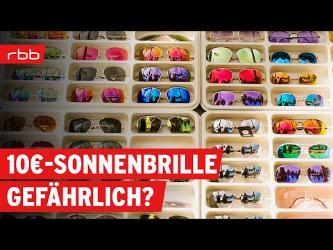 Sonnenbrillen: Sind preiswerte ihren Preis wert? | 15-Euro-Sonnenbrillen im Test | SUPER.MARKT