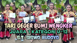 Download lagu TARI GEGER BUMI WENGKER | S.T. SISWO BUDOYO | JUARA 1 KATEGORI U-12 PRE SEASON DANCE CHAMPIONSHIP mp3