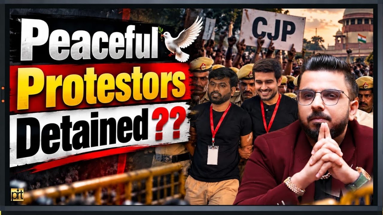 Peaceful Protesters Detained? 🚨 | CJP Protest Controversy Explained