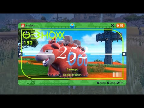 Surprise Trade Living Pokedex in Pokemon Scarlet and Violet - Camerupt
