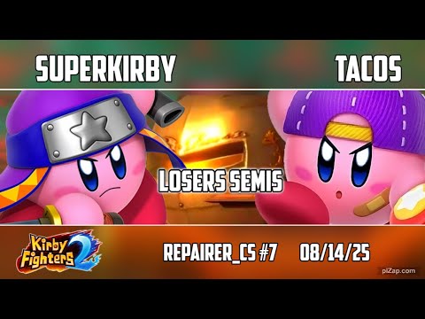 superkirby (Ninja) vs Tacos (Yo-Yo) Japan Kirby Fighters 2 Tournament Repairer_CS 7