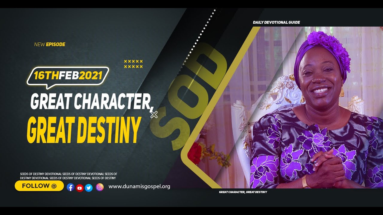 Dr Becky Paul-Enenche Summary On Seeds of Destiny 16th February 2021