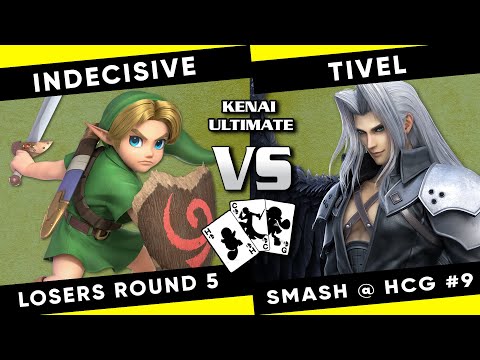 Smash @ HCG 9 - Indecisive (Young Link) vs Tivel (Sephiroth)
