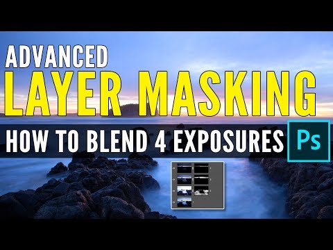 How To Blend Exposures in Photoshop (ADVANCED Layer Masking Tutorial) Video