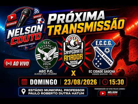 ALIANÇA ESPORTIVA CRUZEIRO   X E.C.CIDADE GAÚCHA, LIGA DE FUTEBOL AMADOR DE CAMPO MOURÃO 3° RODADA.
