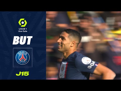 But Achraf HAKIMI (57' - PSG) PARIS SAINT-GERMAIN - AJ AUXERRE (5-0) 22/23